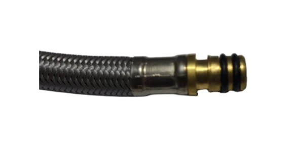 59-1/2" Faucet Hose for 13/16" Spray Head with Nub Quick Connect End, AL2-01 - Image 3