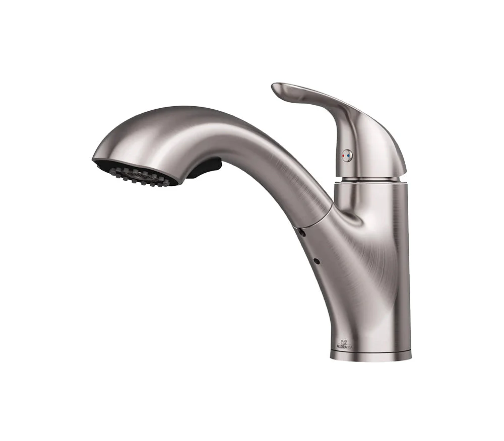 Brushed Nickel Single Handle Pull-Out Sprayer Kitchen Faucet, A-700-BN - Image 6