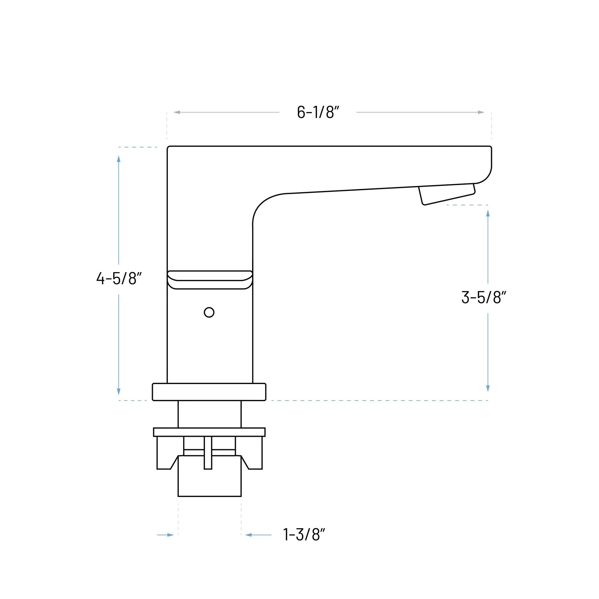 Chrome Widespread Two Handle Bathroom Faucet with Pop-up Drain, A-7014-C - Image 3