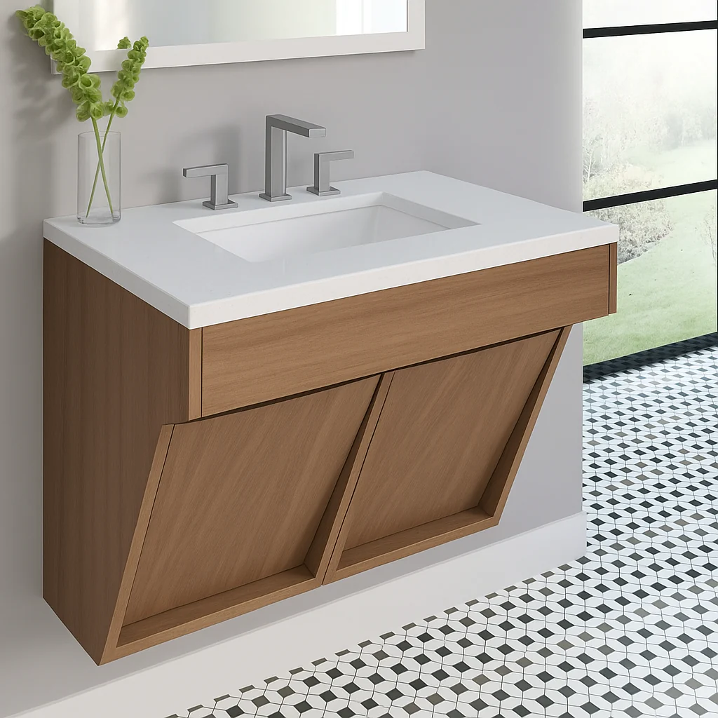 20" Shallow White Porcelain Undermount ADA Rectangular Bathroom Sink, ADA-VCS-1218-R - Image 5