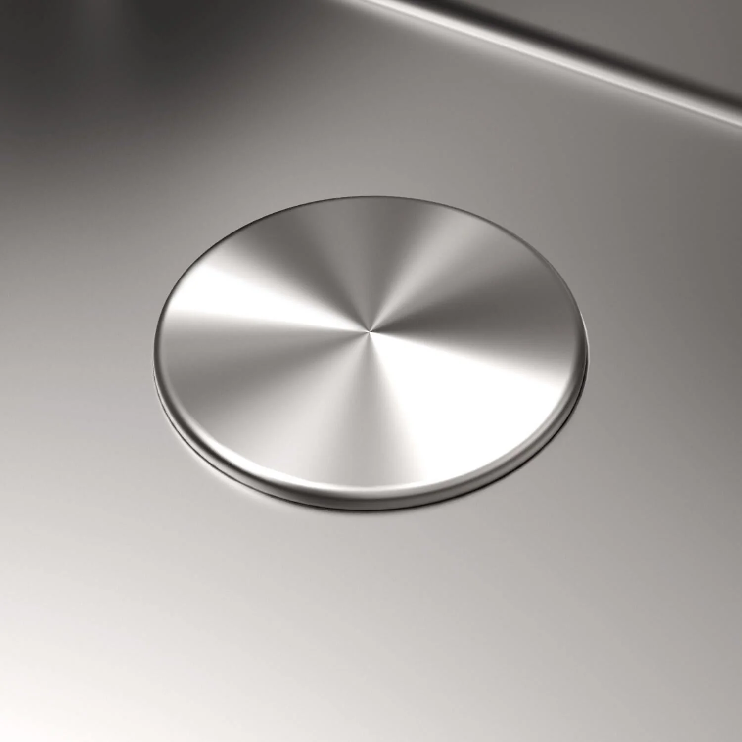 5-3/4" Stainless Steel Decorative Cap Flow Cover for Drain, DC-450 - Image 3